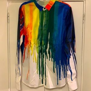 COPY - Men’s dripping paint shirt sz xxl by No. ID